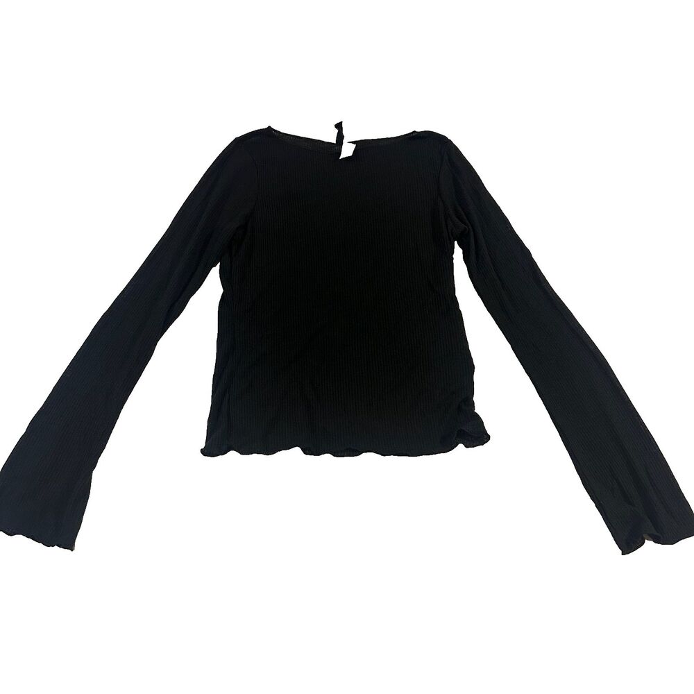 H&M/Divide Black Mesh Top